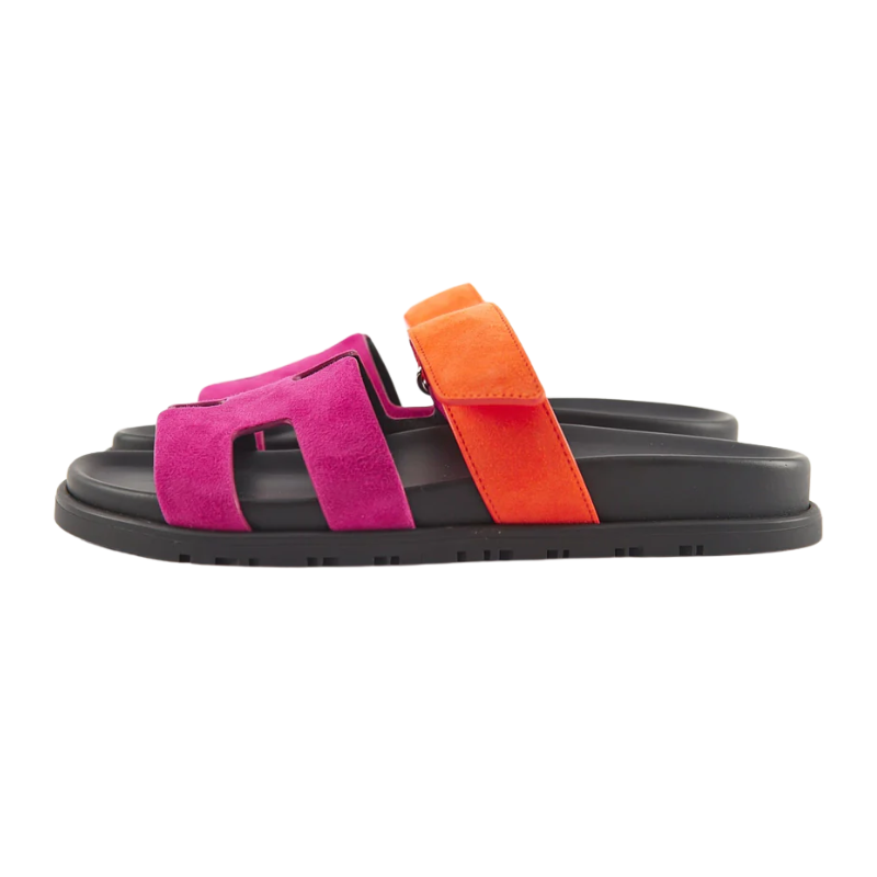 Hermes Chypre Sandal Rose Chapas / Orange Synthétique - Image 5
