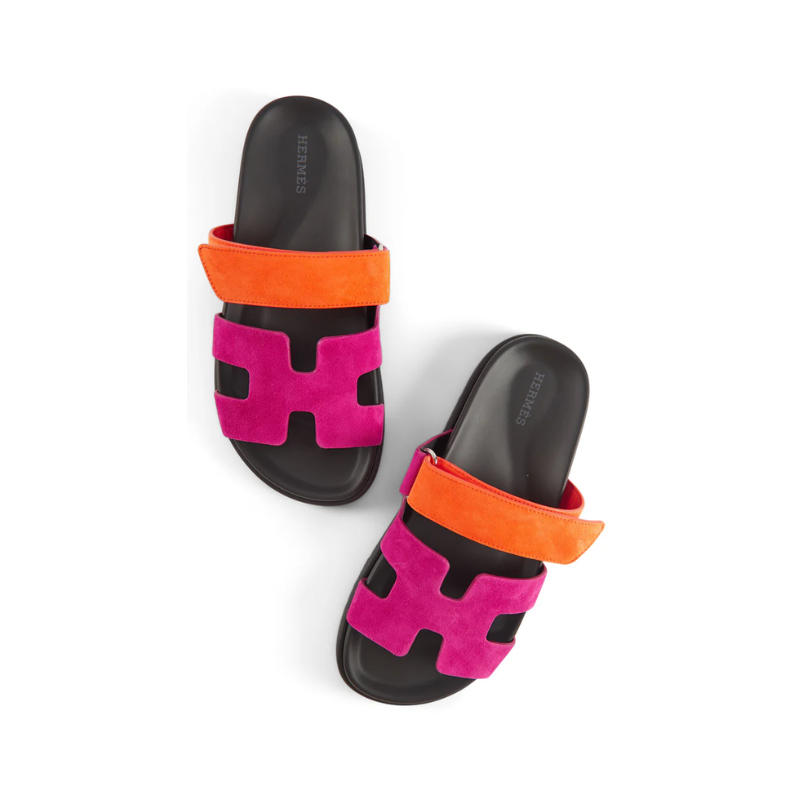 Hermes Chypre Sandal Rose Chapas / Orange Synthétique - Image 6