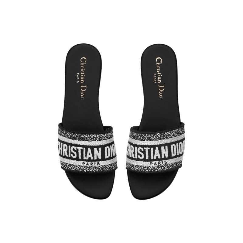 Christian Dior Flat Black Printed Dior - Image 2