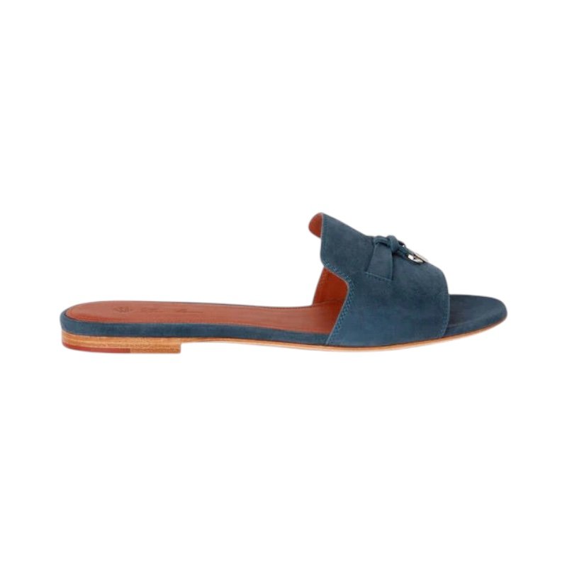 Loropiana Summer Charms Sandal Suede Goatskin Denim